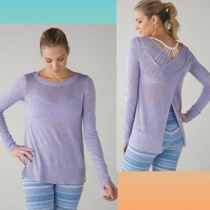 Lululemon Sunset Savasana Pullover ll Lilac